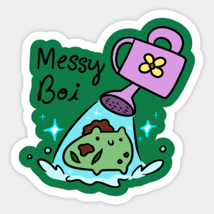 Messy Boi Frog Sticker